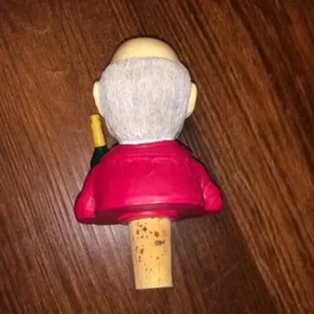 Noritake Waiter/Butler Figural Wine Bottle Topper Stopper